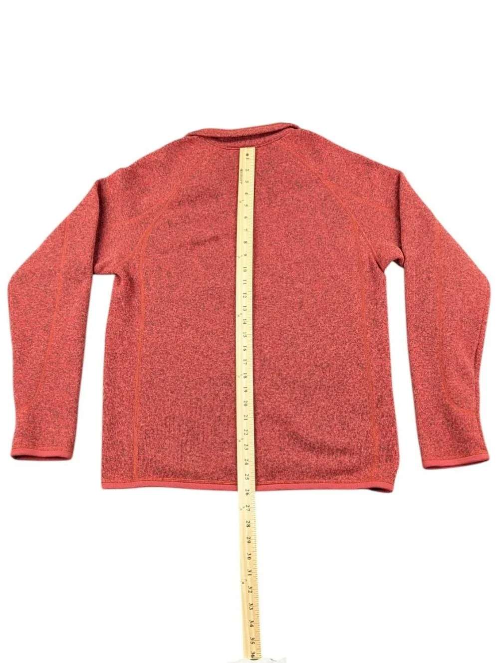 Patagonia Better Sweater 1/4 Zip Fleece Pullover Coral Heather Men's Small